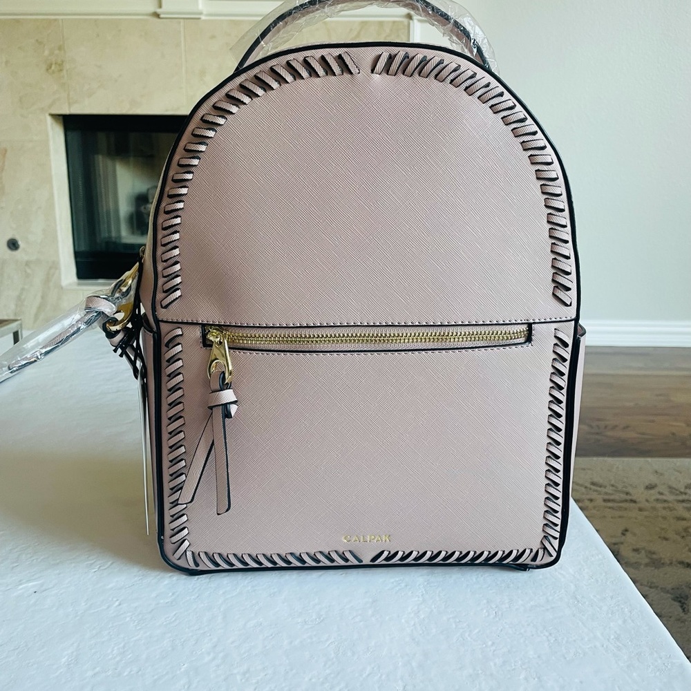 Calpak pink blush back pack